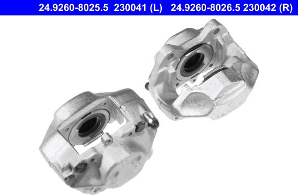 ATE 24.9260-8025.5 - Bremžu suports www.autospares.lv