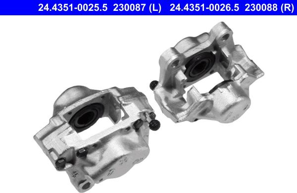 ATE 24.4351-0025.5 - Bremžu suports www.autospares.lv