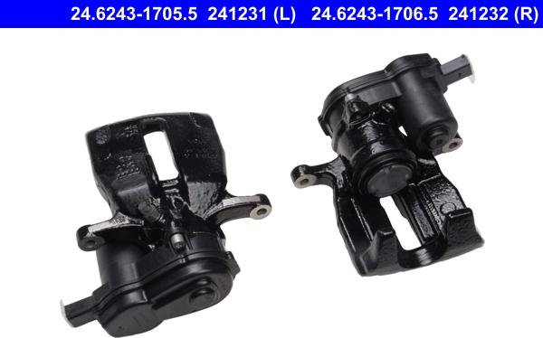 ATE 24.6243-1706.5 - Brake Caliper www.autospares.lv