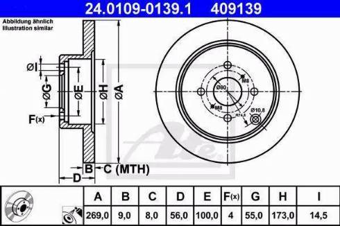 Alpha Brakes HTT-TY-019 - Bremžu diski www.autospares.lv