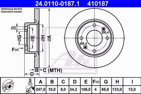 Alpha Brakes HTP-PE-002 - Bremžu diski autospares.lv