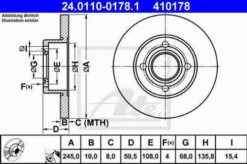 Alpha Brakes HTT-AU-002 - Bremžu diski www.autospares.lv