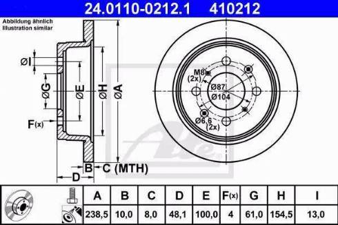 Alpha Brakes HTT-HD-003 - Bremžu diski www.autospares.lv