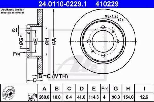 Alpha Brakes HTT-MS-019 - Bremžu diski www.autospares.lv