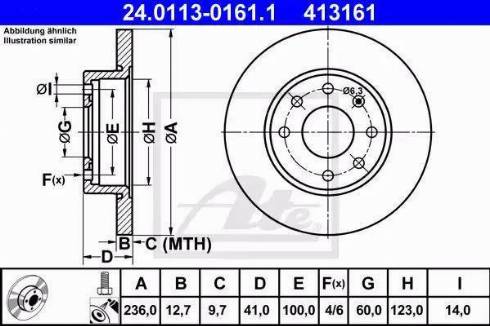 Alpha Brakes HTP-PL-001 - Bremžu diski www.autospares.lv