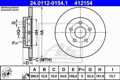 Alpha Brakes HTT-FR-007 - Bremžu diski autospares.lv