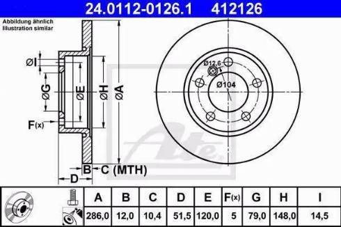 Alpha Brakes HTP-BM-003 - Bremžu diski autospares.lv