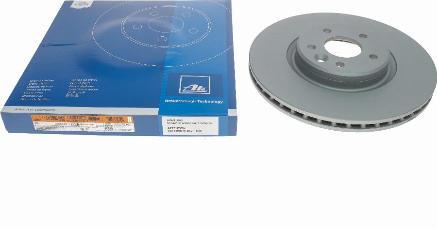 ATE 24.0125-0197.1 - Brake Disc www.autospares.lv