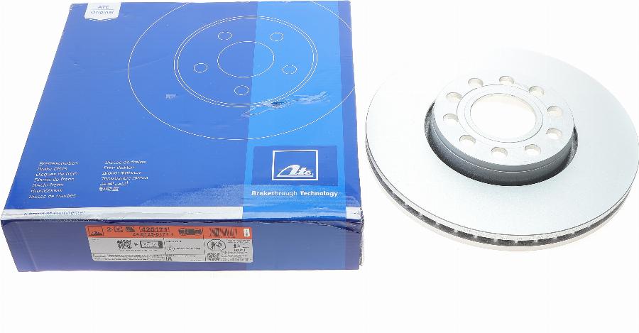 ATE 24.0125-0171.1 - Тормозной диск www.autospares.lv