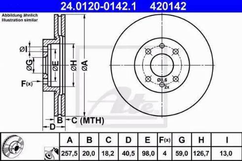 Alpha Brakes HTP-FT-003 - Bremžu diski autospares.lv