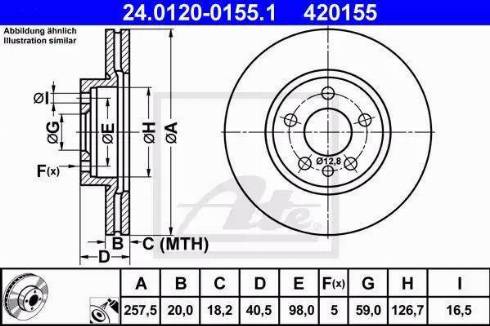 Alpha Brakes HTP-PE-013 - Brake Disc www.autospares.lv