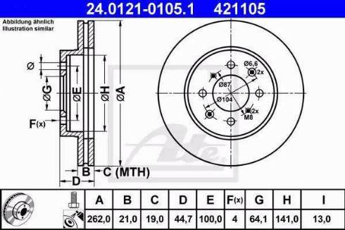 Alpha Brakes HTP-HD-026 - Bremžu diski autospares.lv