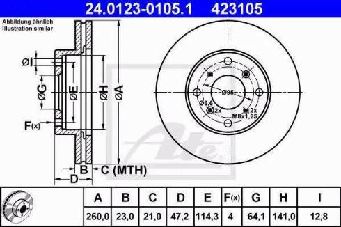 Alpha Brakes HTP-HD-030 - Bremžu diski www.autospares.lv