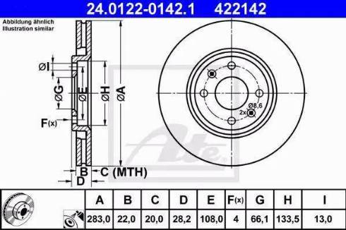 Alpha Brakes HTP-CT-018 - Тормозной диск www.autospares.lv