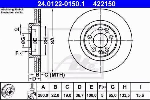 Alpha Brakes HTP-SK-004 - Тормозной диск www.autospares.lv