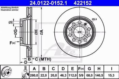 Alpha Brakes HTP-VW-016 - Brake Disc www.autospares.lv