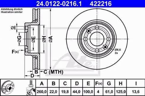 Alpha Brakes HTP-NS-087 - Bremžu diski autospares.lv