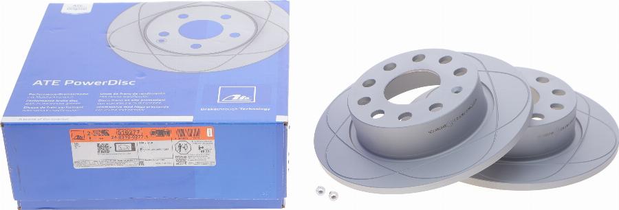 ATE 24.0310-0277.1 - Brake Disc www.autospares.lv