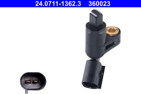 ATE 24.0711-1362.3 - Sensor, wheel speed www.autospares.lv