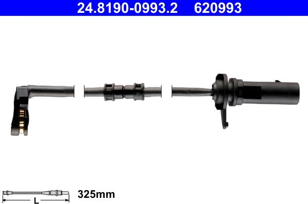 ATE 24.8190-0993.2 - Indikators, Bremžu uzliku nodilums www.autospares.lv