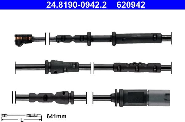 ATE 24.8190-0942.2 - Indikators, Bremžu uzliku nodilums www.autospares.lv