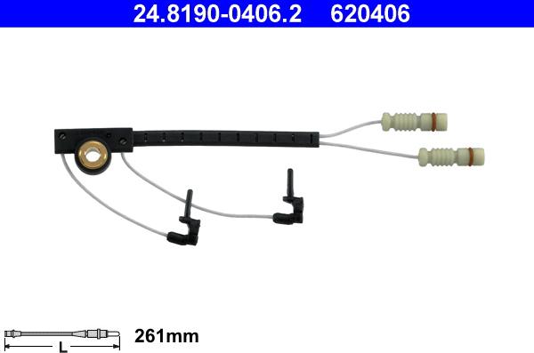 ATE 24.8190-0406.2 - Indikators, Bremžu uzliku nodilums autospares.lv