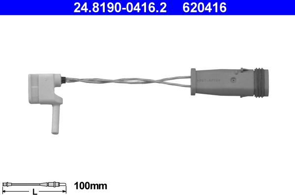 ATE 24.8190-0416.2 - Indikators, Bremžu uzliku nodilums autospares.lv