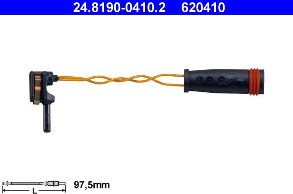 ATE 24.8190-0410.2 - Indikators, Bremžu uzliku nodilums autospares.lv