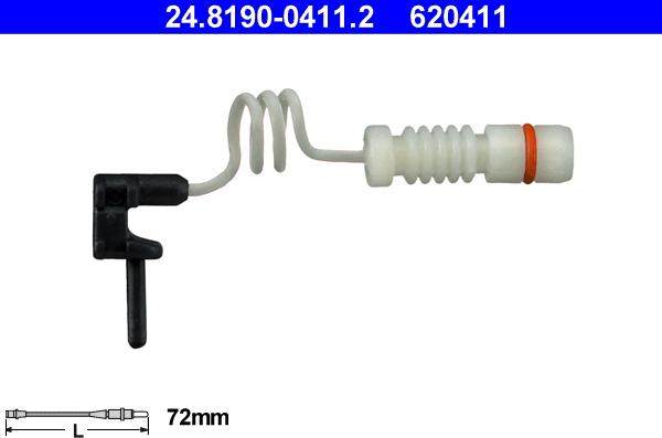 ATE 24.8190-0411.2 - Indikators, Bremžu uzliku nodilums autospares.lv