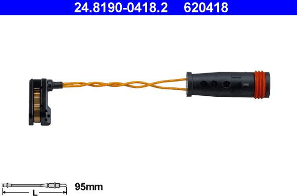 ATE 24.8190-0418.2 - Indikators, Bremžu uzliku nodilums autospares.lv