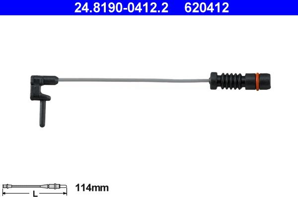 ATE 24.8190-0412.2 - Indikators, Bremžu uzliku nodilums www.autospares.lv