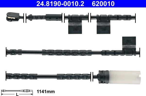 ATE 24.8190-0010.2 - Indikators, Bremžu uzliku nodilums www.autospares.lv