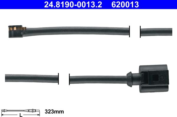 ATE 24.8190-0013.2 - Indikators, Bremžu uzliku nodilums www.autospares.lv