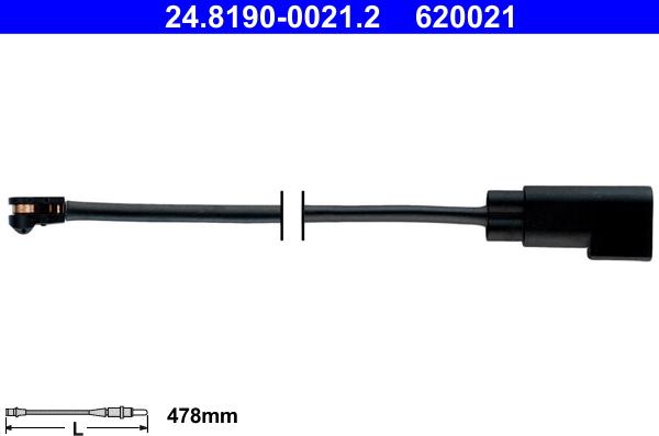 ATE 24.8190-0021.2 - Indikators, Bremžu uzliku nodilums autospares.lv