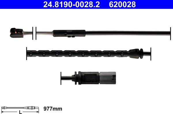 ATE 24.8190-0028.2 - Indikators, Bremžu uzliku nodilums www.autospares.lv