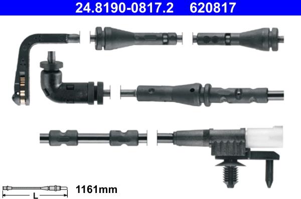 ATE 24.8190-0817.2 - Indikators, Bremžu uzliku nodilums www.autospares.lv