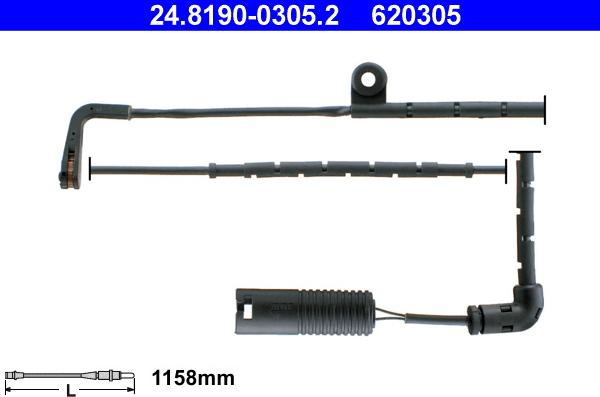 ATE 24.8190-0305.2 - Indikators, Bremžu uzliku nodilums www.autospares.lv