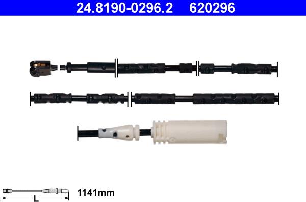 ATE 24.8190-0296.2 - Indikators, Bremžu uzliku nodilums www.autospares.lv