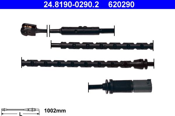 ATE 24.8190-0290.2 - Indikators, Bremžu uzliku nodilums www.autospares.lv