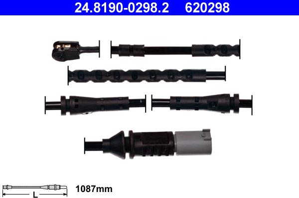 ATE 24.8190-0298.2 - Indikators, Bremžu uzliku nodilums www.autospares.lv