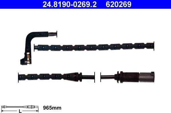 ATE 24.8190-0269.2 - Indikators, Bremžu uzliku nodilums www.autospares.lv