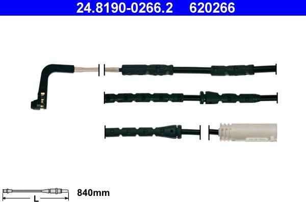 ATE 24.8190-0266.2 - Indikators, Bremžu uzliku nodilums www.autospares.lv