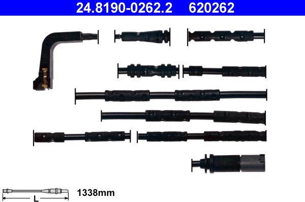 ATE 24.8190-0262.2 - Indikators, Bremžu uzliku nodilums www.autospares.lv