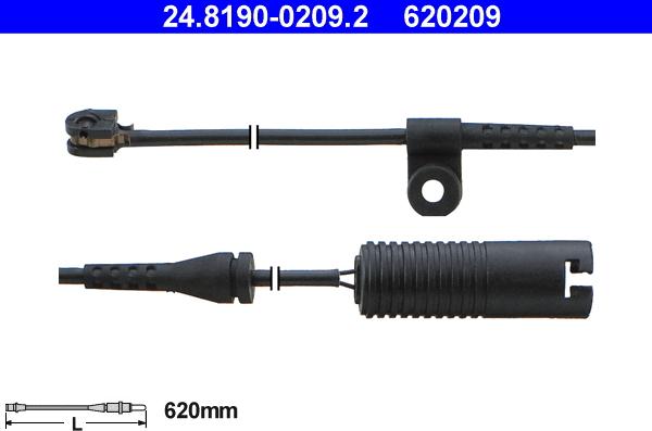 ATE 24.8190-0209.2 - Indikators, Bremžu uzliku nodilums www.autospares.lv