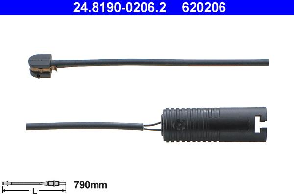 ATE 24.8190-0206.2 - Indikators, Bremžu uzliku nodilums autospares.lv