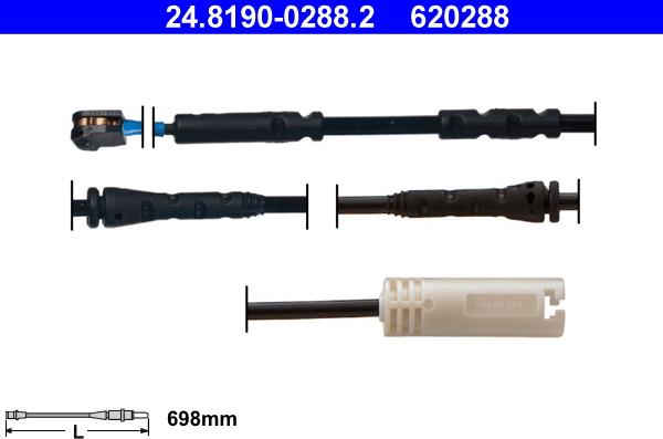 ATE 24.8190-0288.2 - Indikators, Bremžu uzliku nodilums www.autospares.lv