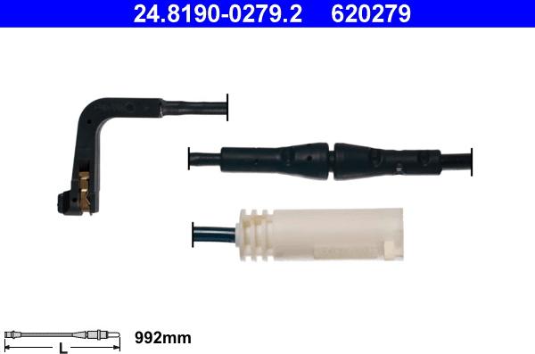 ATE 24.8190-0279.2 - Indikators, Bremžu uzliku nodilums www.autospares.lv