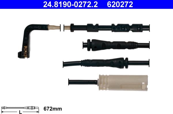 ATE 24.8190-0272.2 - Indikators, Bremžu uzliku nodilums www.autospares.lv