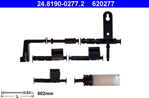 ATE 24.8190-0277.2 - Indikators, Bremžu uzliku nodilums www.autospares.lv