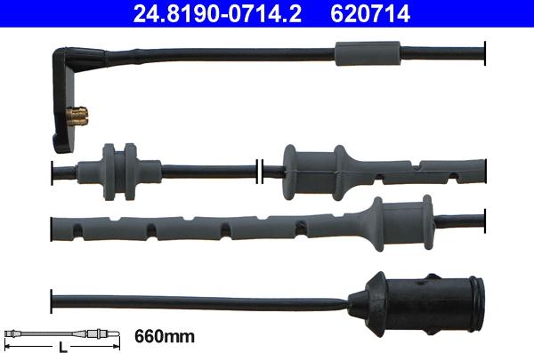 ATE 24.8190-0714.2 - Indikators, Bremžu uzliku nodilums www.autospares.lv